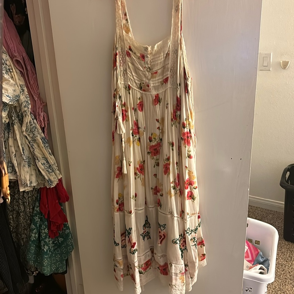 Free People XL dress. Very nice and thicker material, beading on bottom.